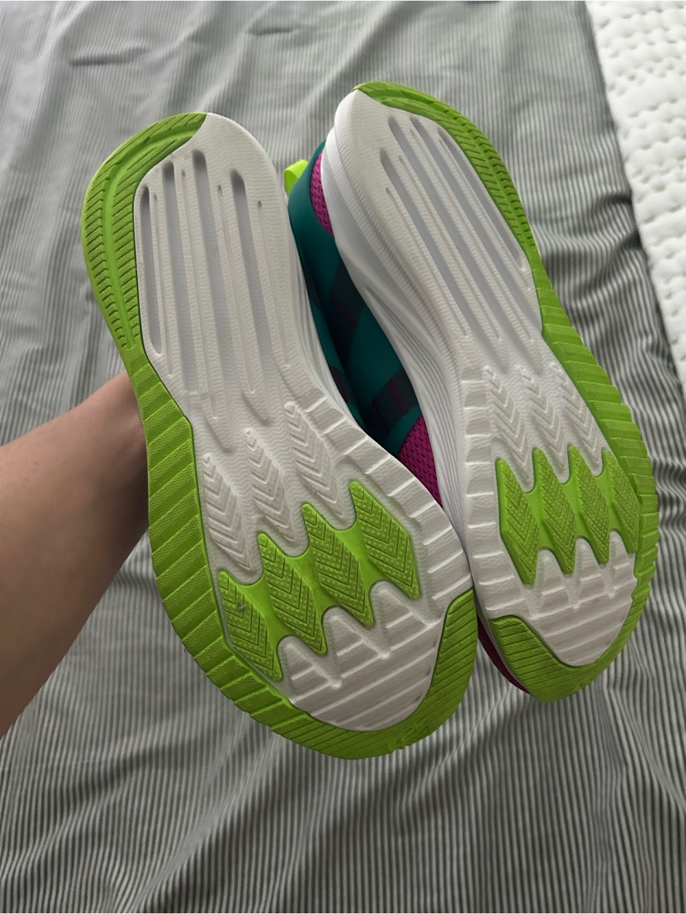 New Balance Purple, Teal & Neon Slip-On Running Shoe - Picture 3 of 3